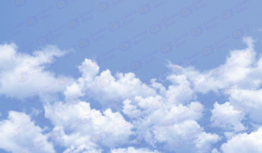 Blue sky with white clouds color background