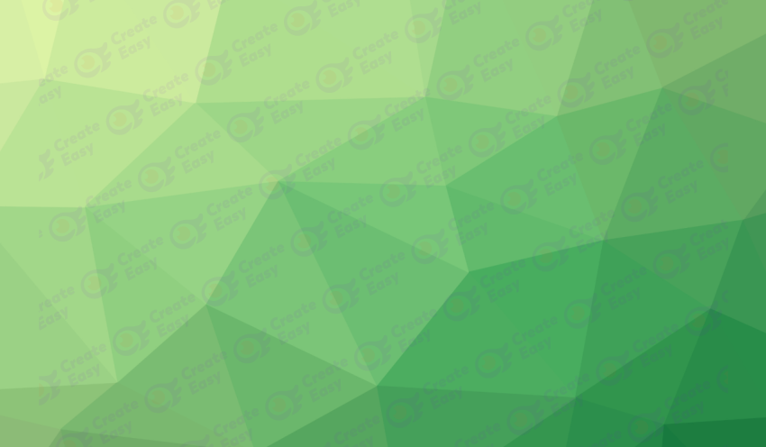 Abstract Triangle Polygon Green Background