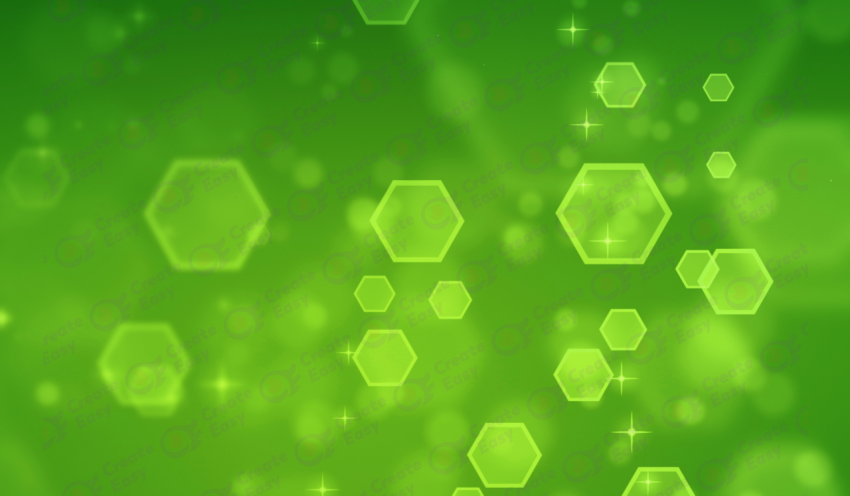 Hexagon Green Background