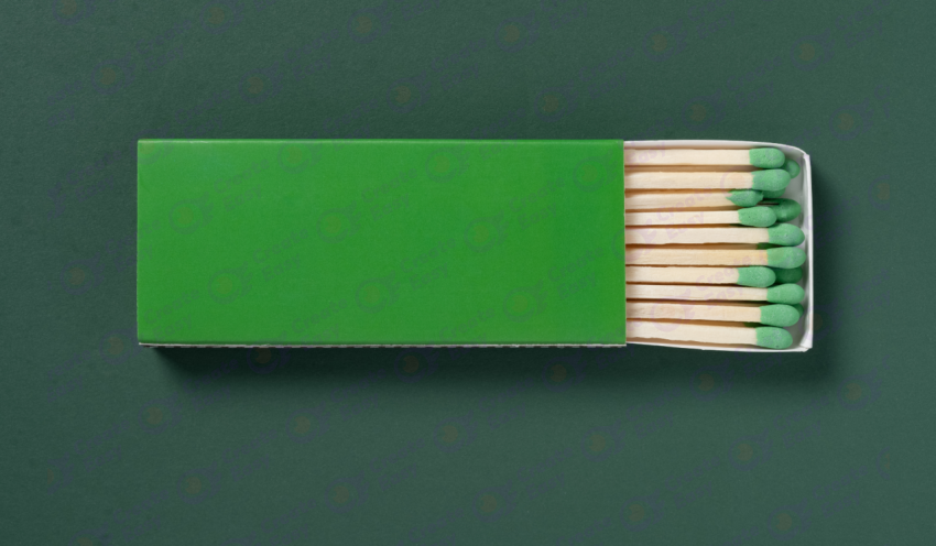Green Matchbox color texture background