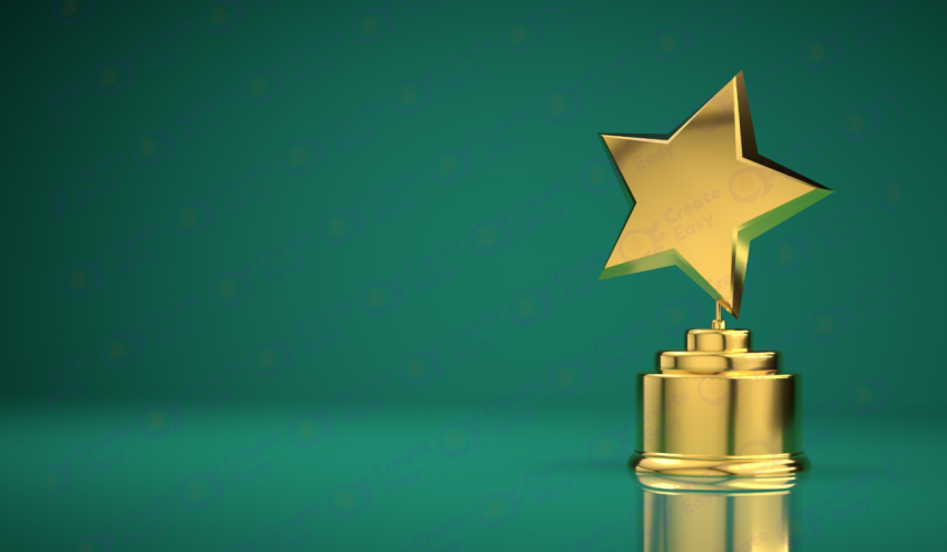 Metal Star Award color texture background