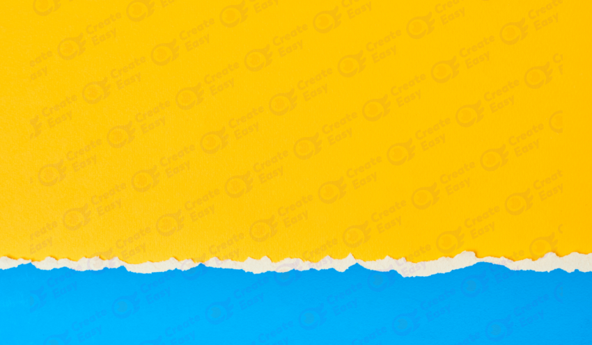 Color blue and yellow background