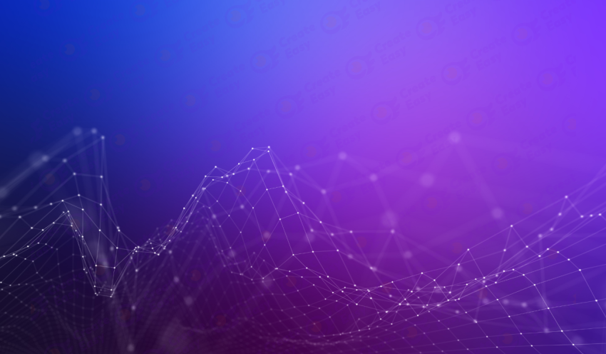 Gradient technology data theme background