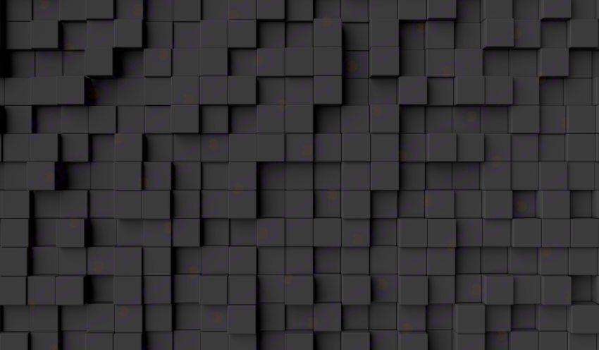 Black and grey theme square background