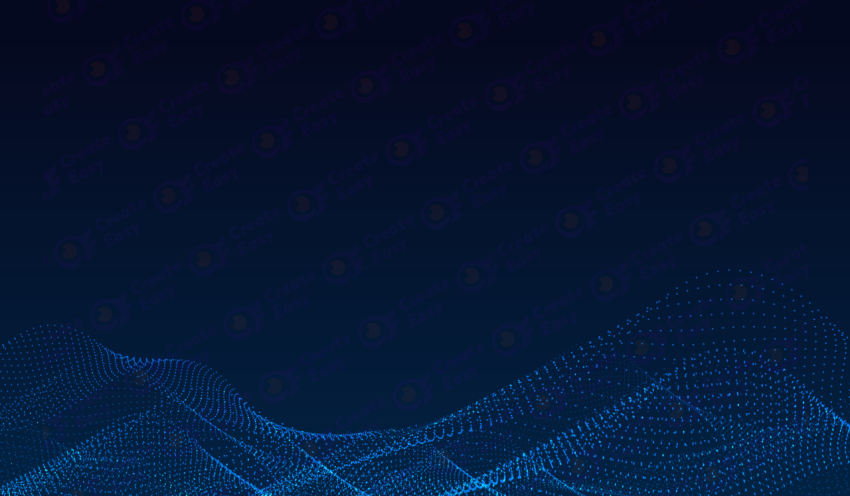 Blue particle wave Color texture Background