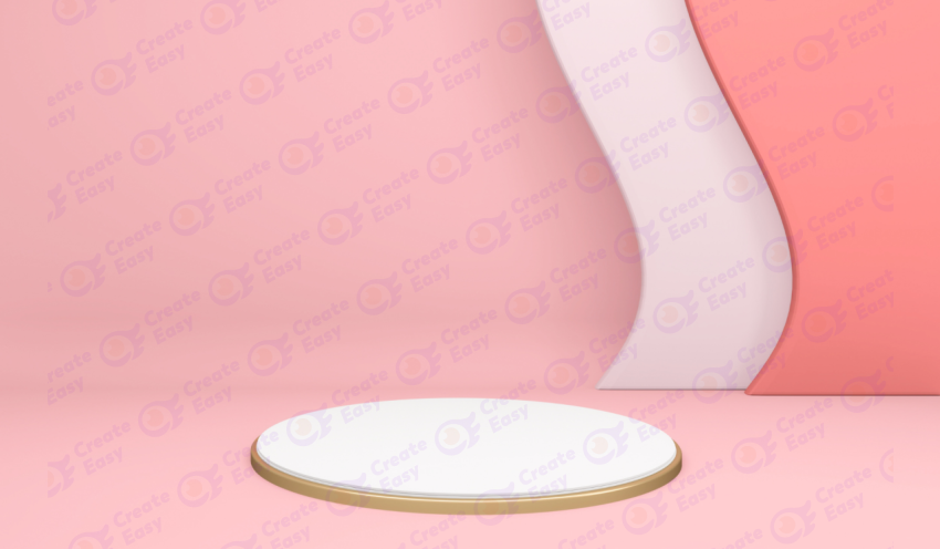 Pink Podium color texture background
