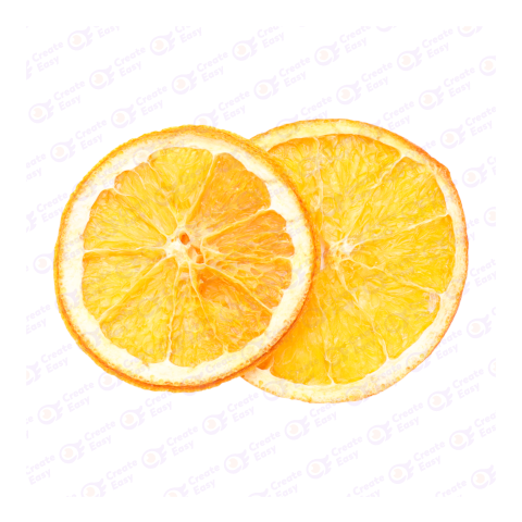 Orange slice createeasy png