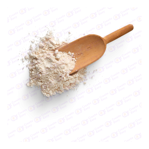 Powder with wooden spoon createeasy png