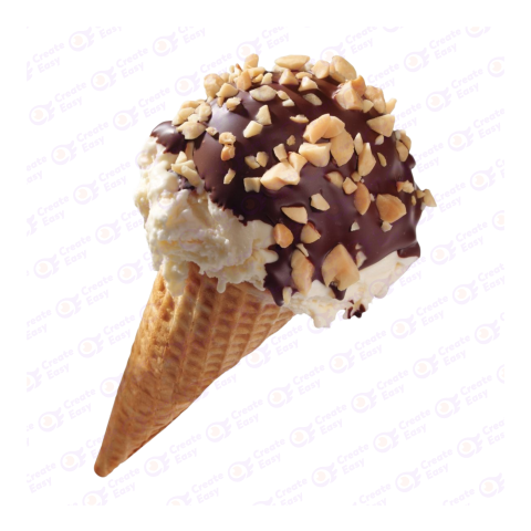 Cone ice cream createeasy png