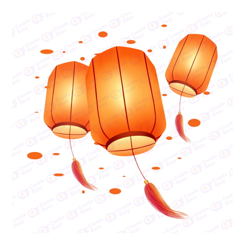 Festival sky decor light createeasy png