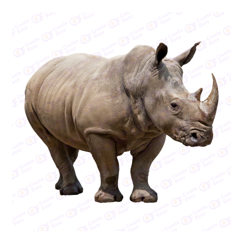 Northern white rhinoceros png image
