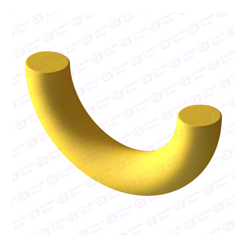 Half Torus free 3d png image