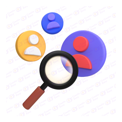 Magnifying Glass free 3d png image