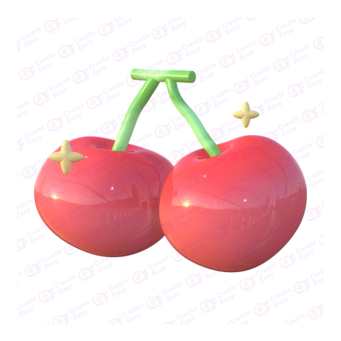 Cherry free 3d png image