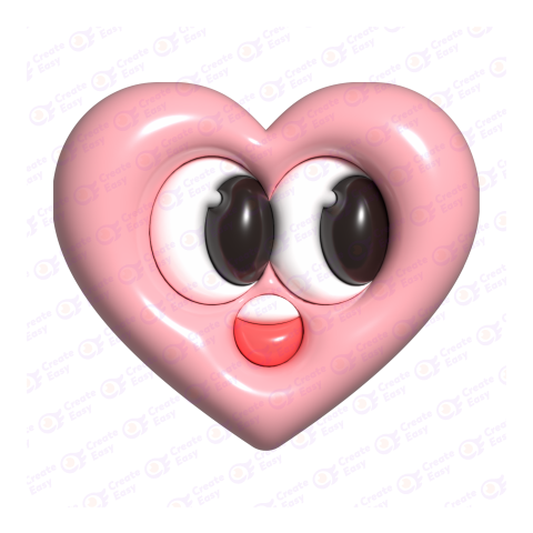 Heart free 3d png image