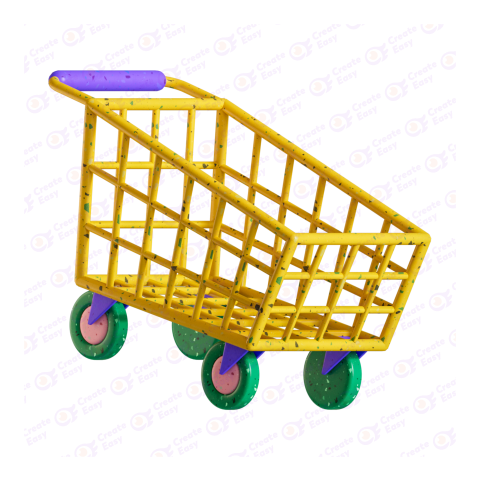 Shopping Cart free 3d png image