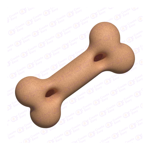 Dog bone free 3d png image