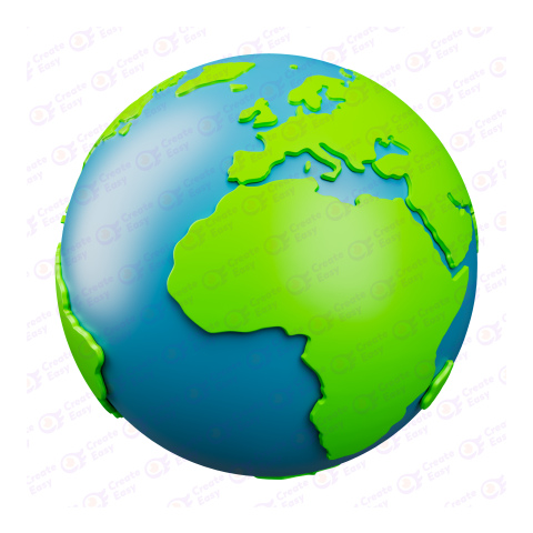 Globe free 3d png image