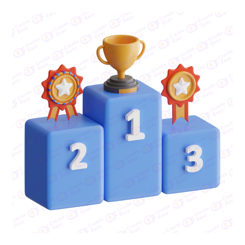 Trophy free 3d png image