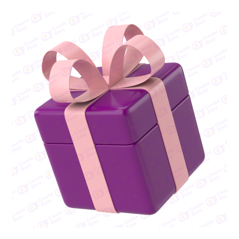 Gift Box free 3d png image