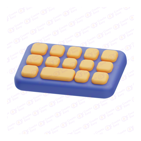 3D Keyboard Free png image