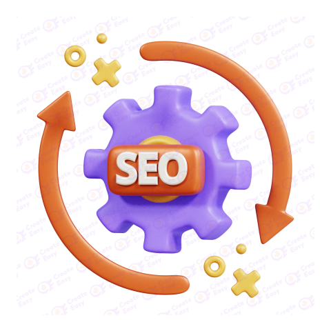 Search engine optimization free 3d png image