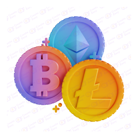 Money 3D illustration free png image