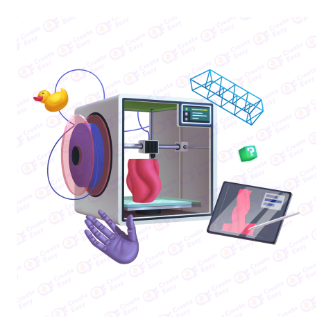 Printer Free 3d png image