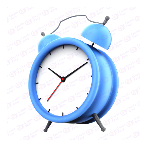 Alarm Clock 3d free png image