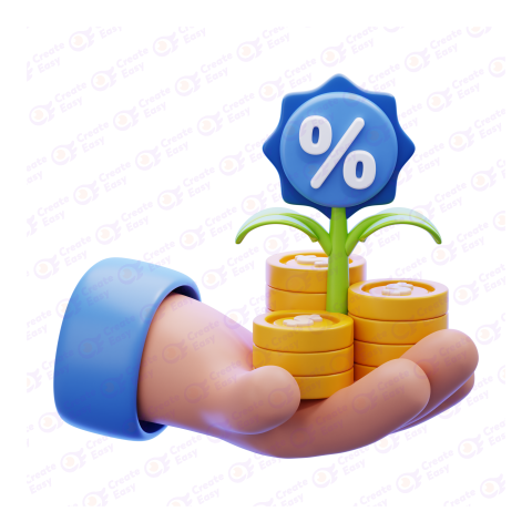 Investment Free 3d png image