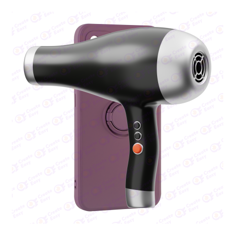 3D Hair Dryer Free png image