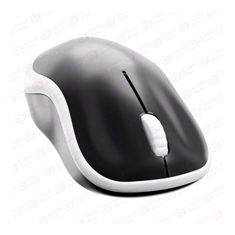 Basics Wireless Mouse Free 3d png image