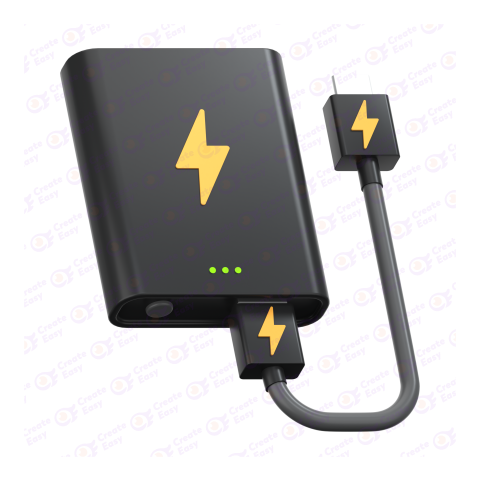 Power Bank Free 3d png image