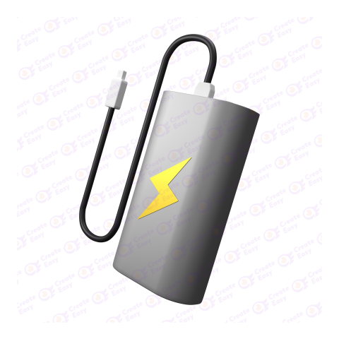 Power Bank Free 3d png image