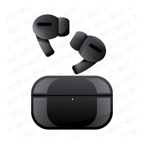 AirPods Free 3d png image