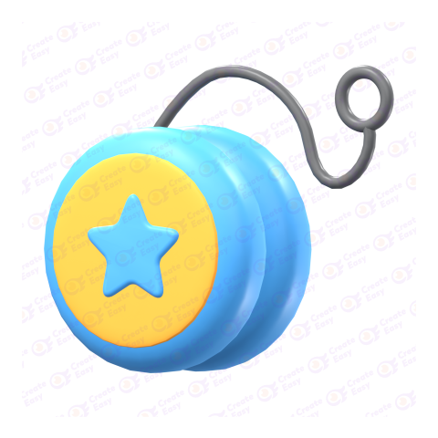 YO-YO Game Toy Free 3d png image
