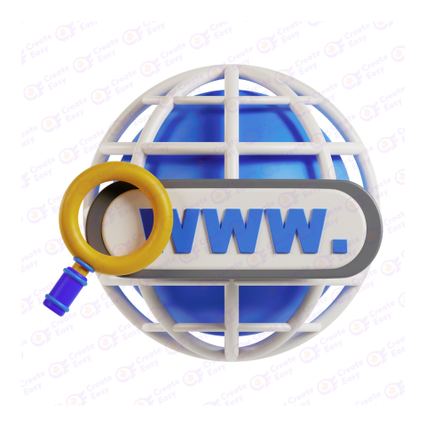 Website Free 3d png image