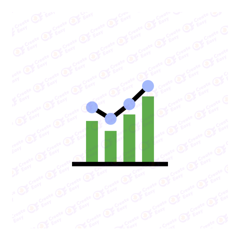 Graph ListPoint Flat geometric management icon