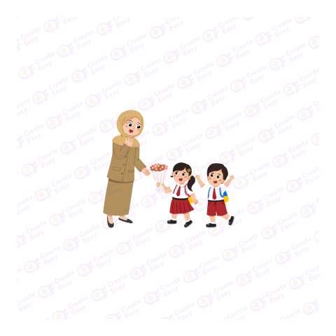Teachers Meeting Flat geometric management icon