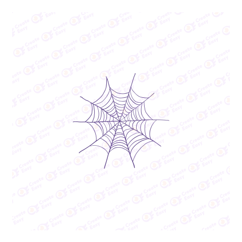 Spider web Flat geometric management icon