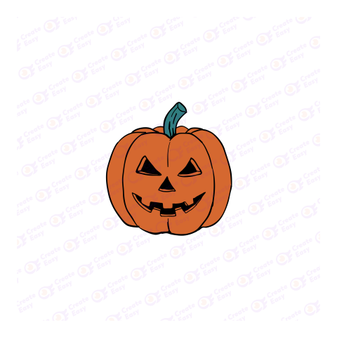 Cute Halloween Pumpkin Flat geometric management icon