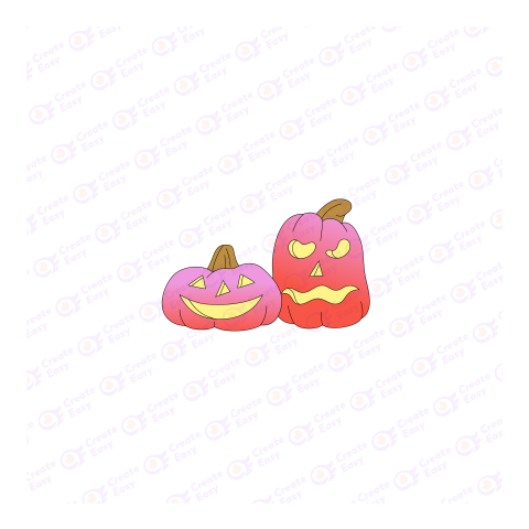 Halloween Pumpkin Flat geometric management icon