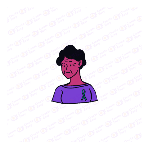 Sad Women Flat geometric management icon