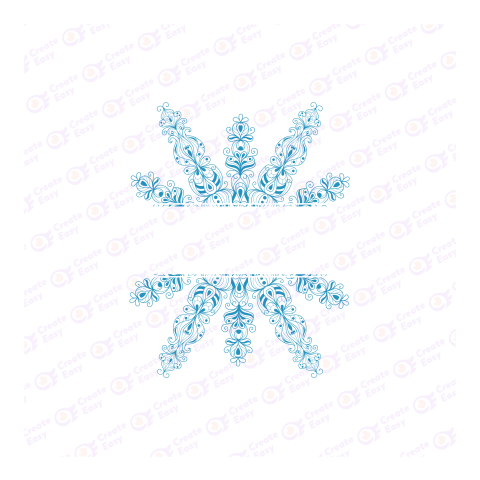 Snowflake Embroidery Design Flat geometric management icon