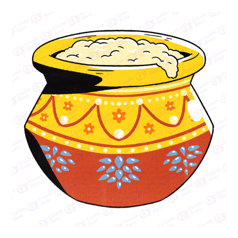 Pongal Festival Flat geometric icon png image