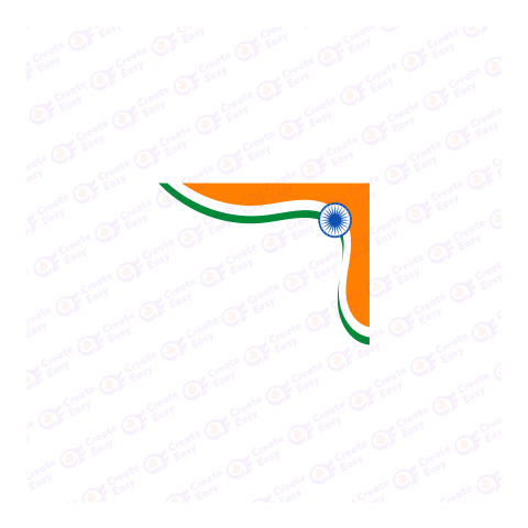 Flag of India Flat geometric icon png image