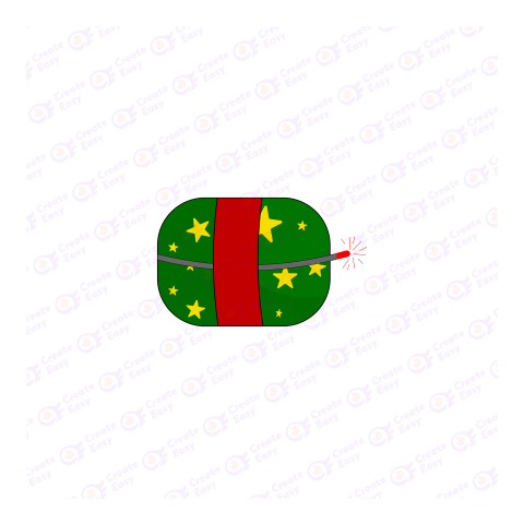 Diwali Crackers Flat icon free png image