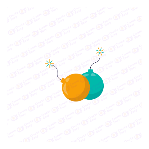 Bomb Flat icon free png image