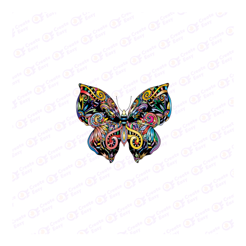 Vibrant Color Butterfly Flat icon free png image