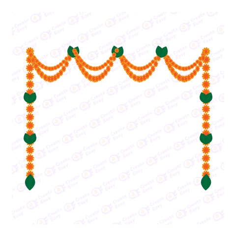 Diwali Toran Flat icon free png image